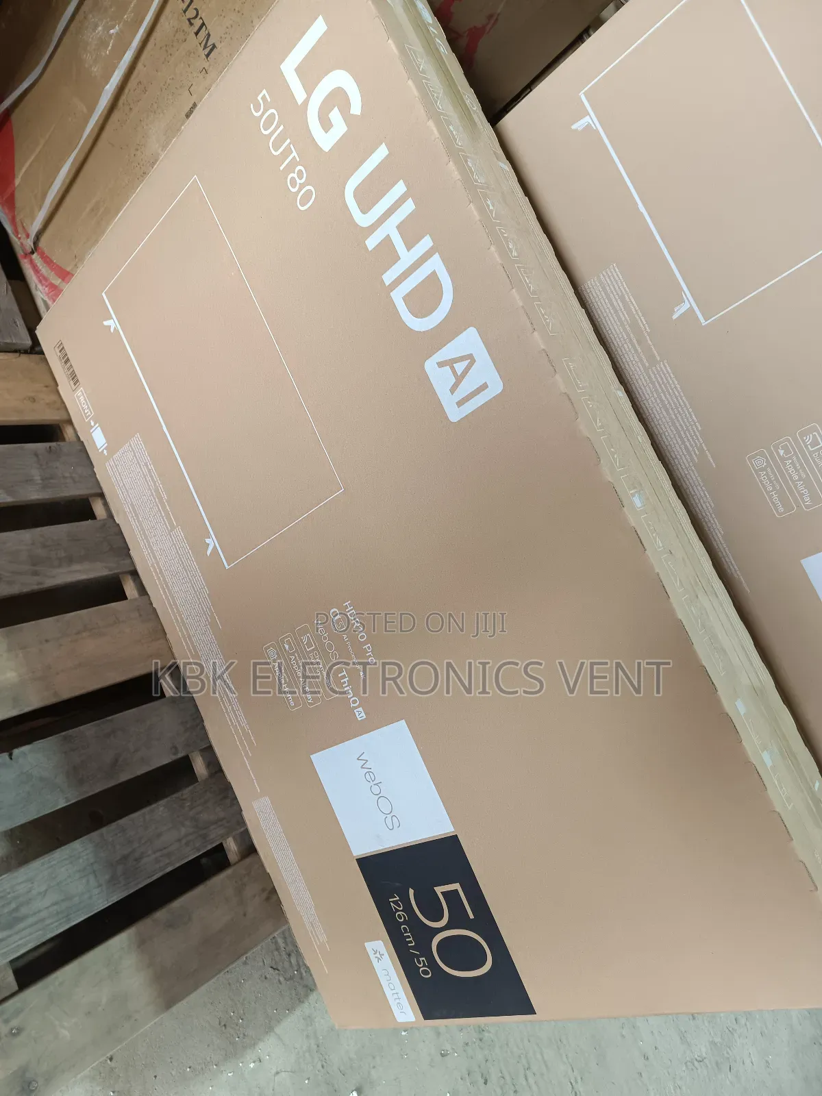 Lg 50"(50ut80) Smart Uhd 4k Satellite Digital Led Tv