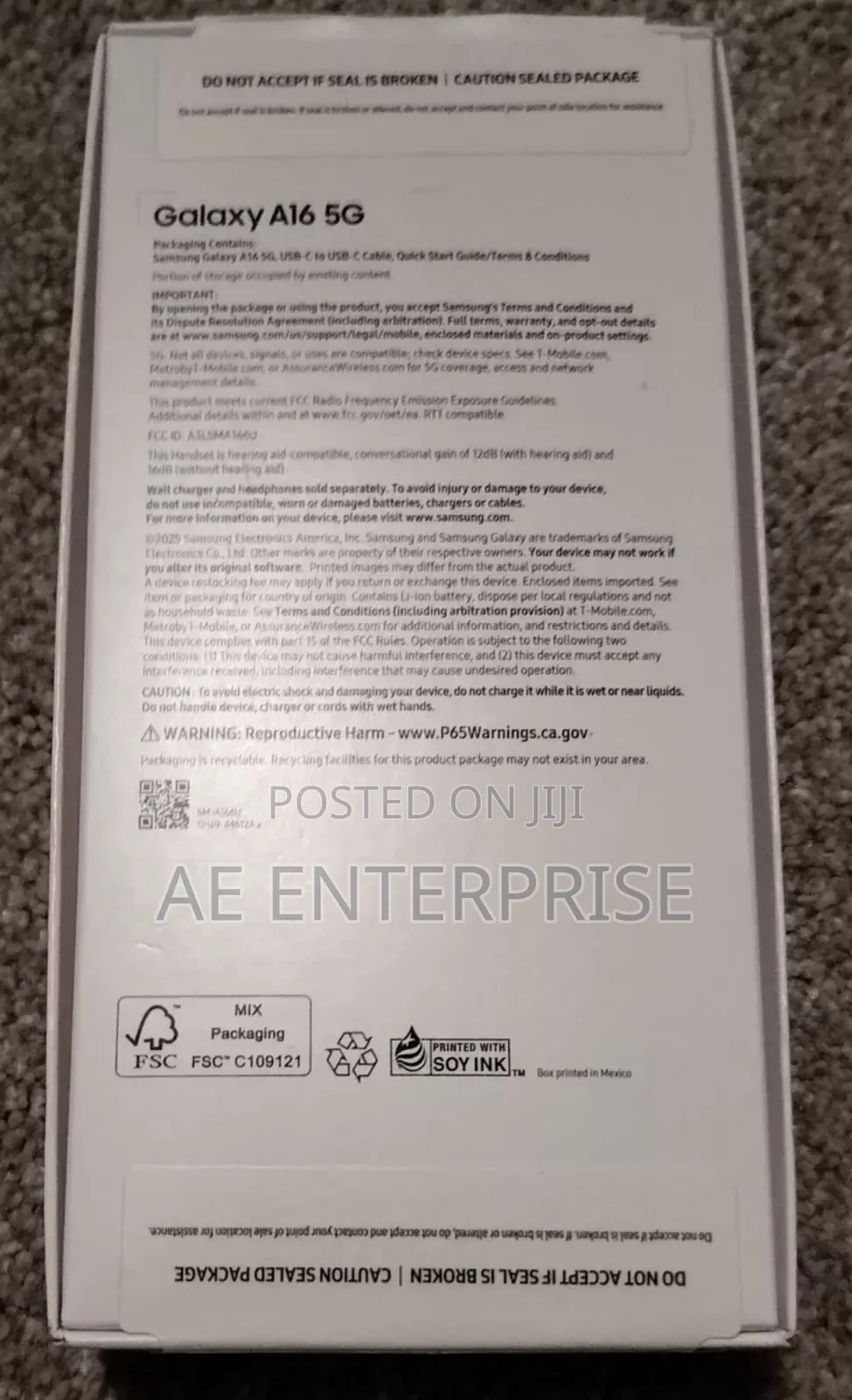 New Samsung Galaxy A16 256 GB Black