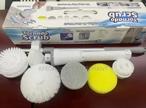 Rotating Spin Electric Scrubber//Scrubbing Brush (6 in 1)