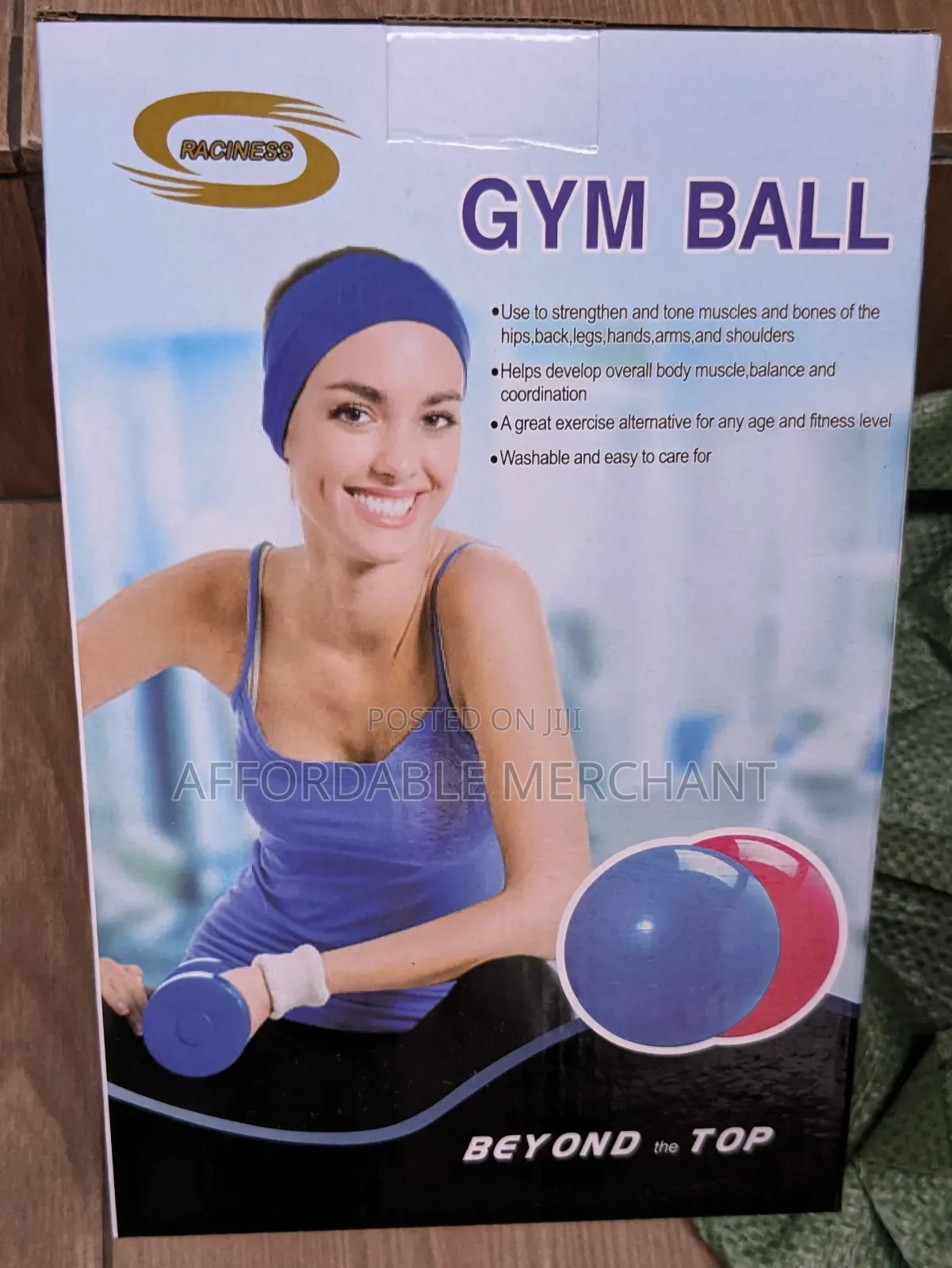 Yoga Gym Ball (Premium Quality Exercise Ball)