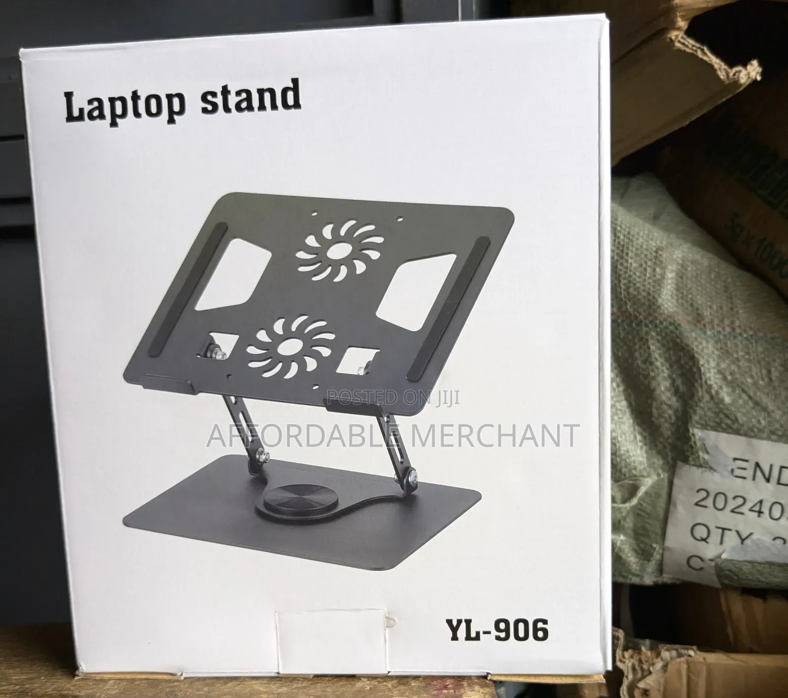 Laptop Stand With Two Cooling Fans