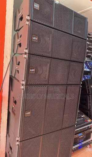 Single Bass Speaker With 3-Line Array 10- Inches