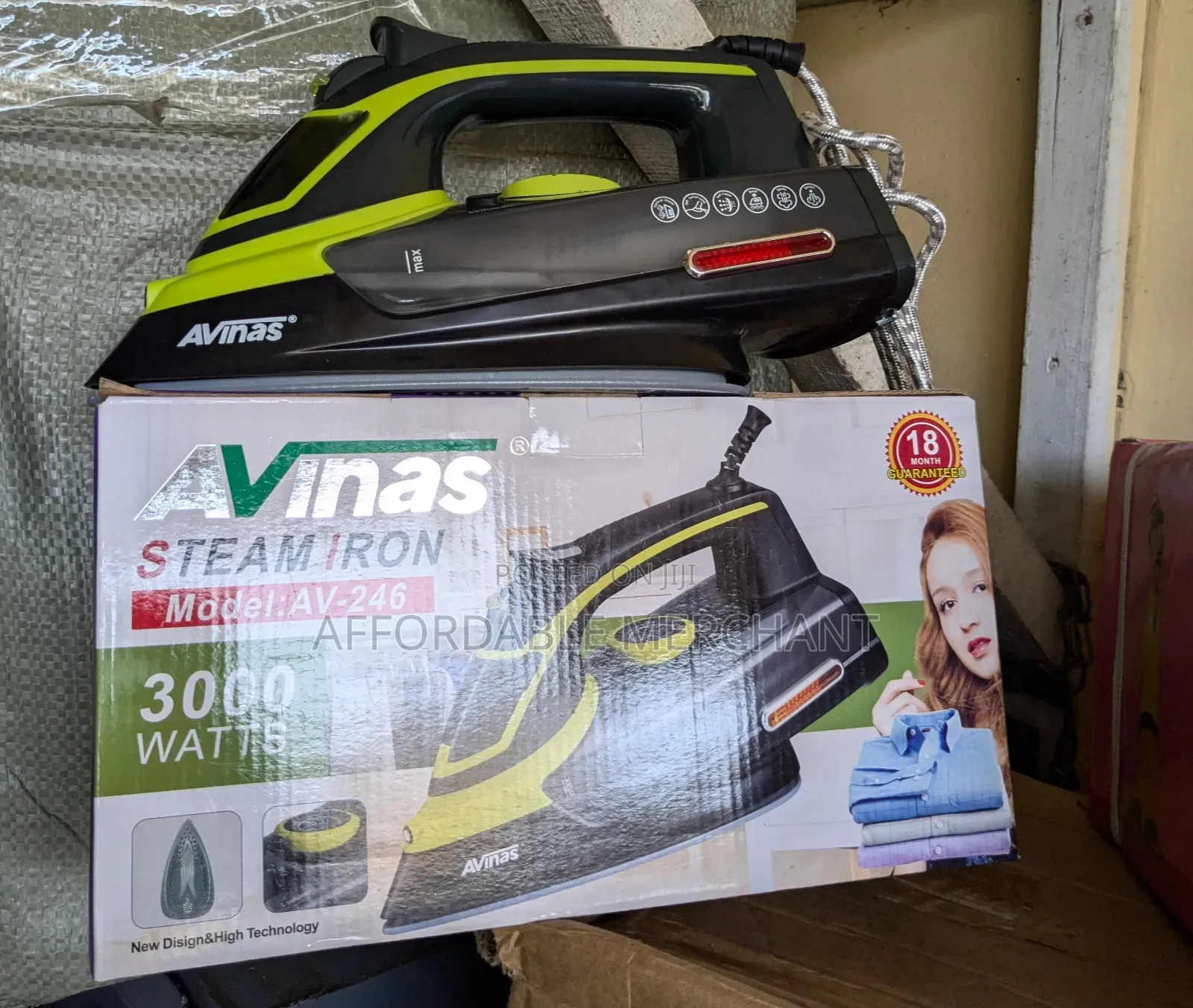 Original Avinas Steam Iron 3000watts