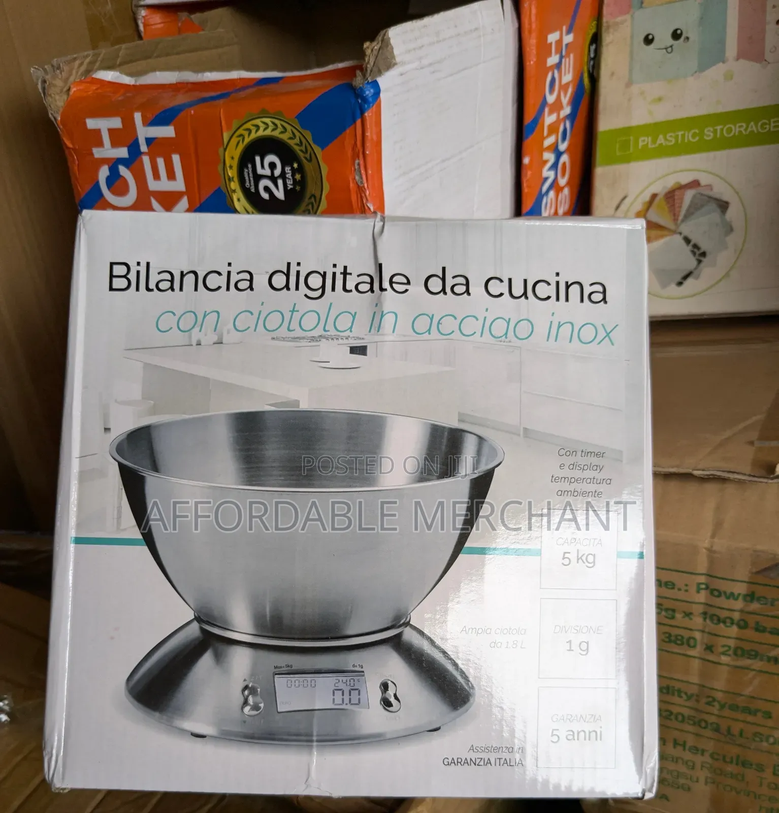 Digital Kitchen Scale With Bowl 5kg