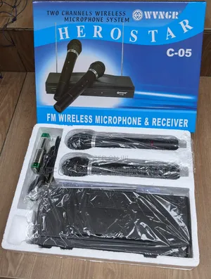 Herostar Two Channel Wireless Microphone System