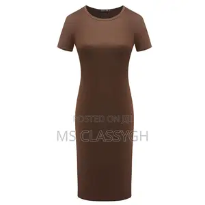 Sexy Short-Sleeved Dress Women's Clothing