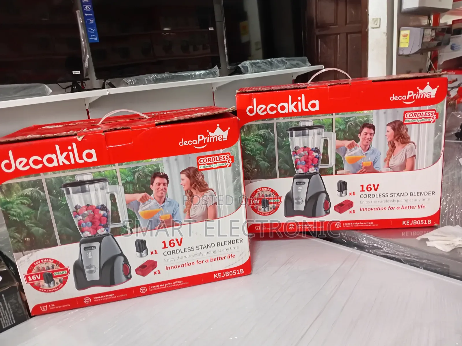 Stress No More With Decakila Stand Cordless Blender