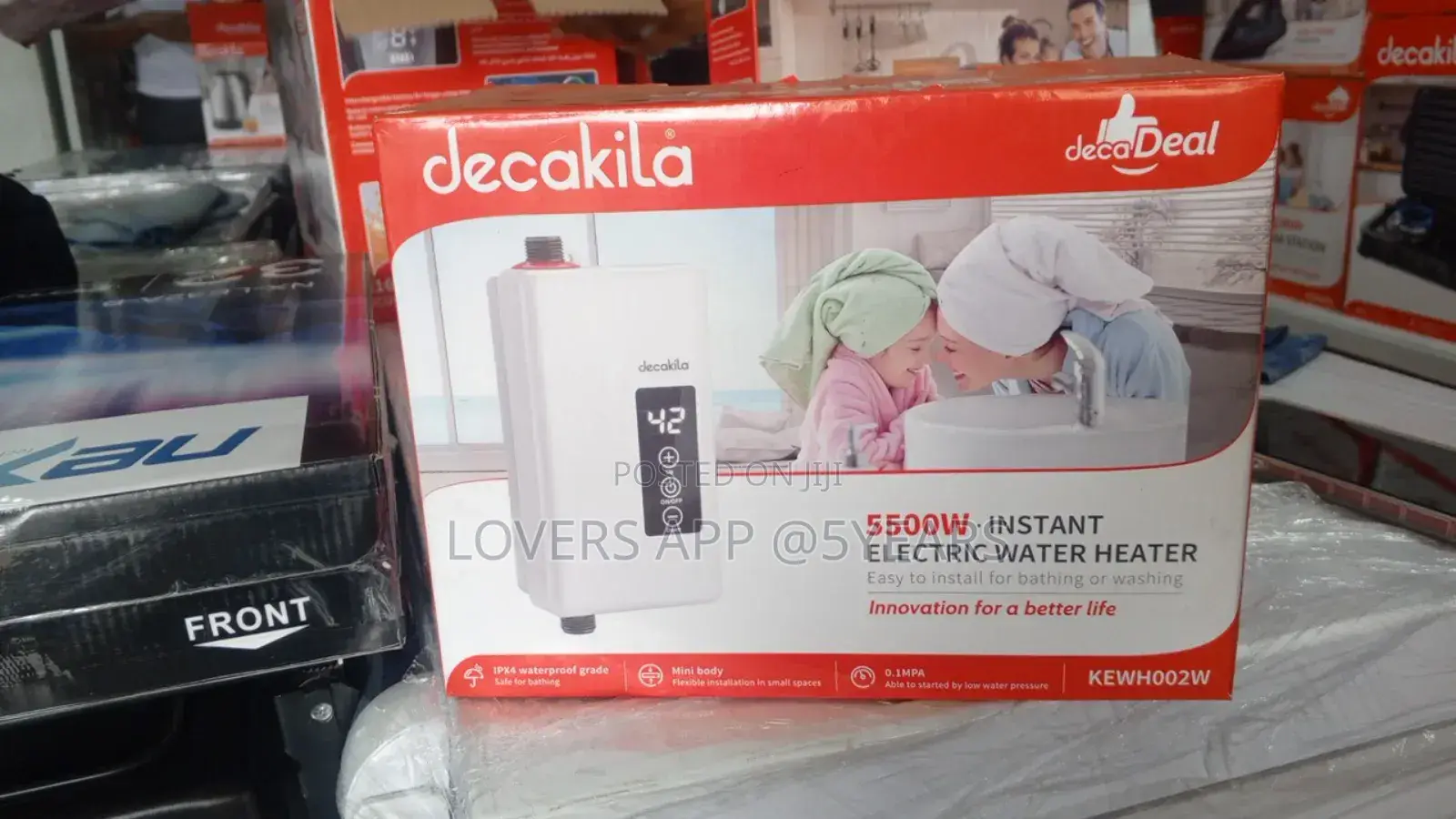Easy to Install Decakila Instant Water Heater 5500w