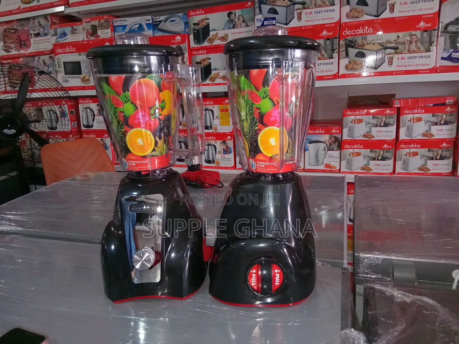 Decakila Cordless Stand Blender, 2 Speed and Pulse Settings