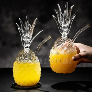 350ml Pineapple Glass Cup