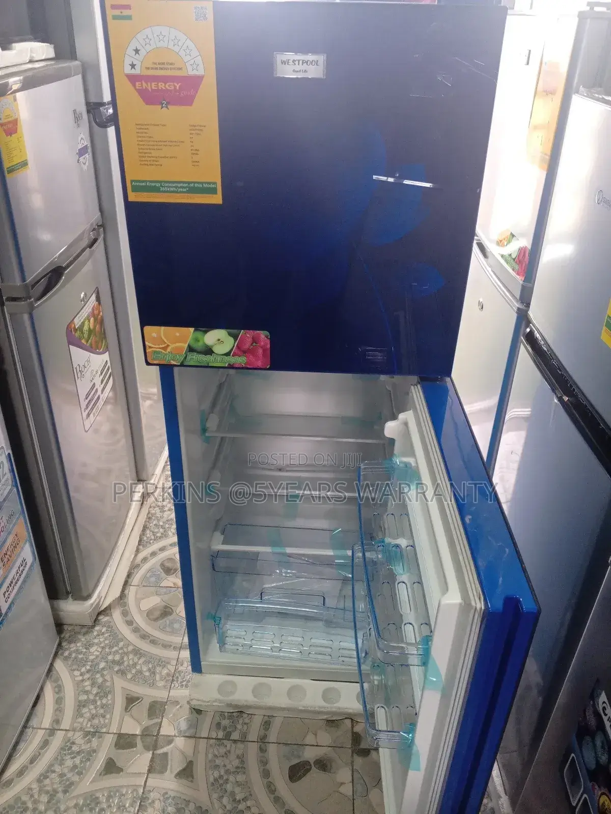 Super Freezing Wp-158a Westpool Fridge Freezer 138l Set