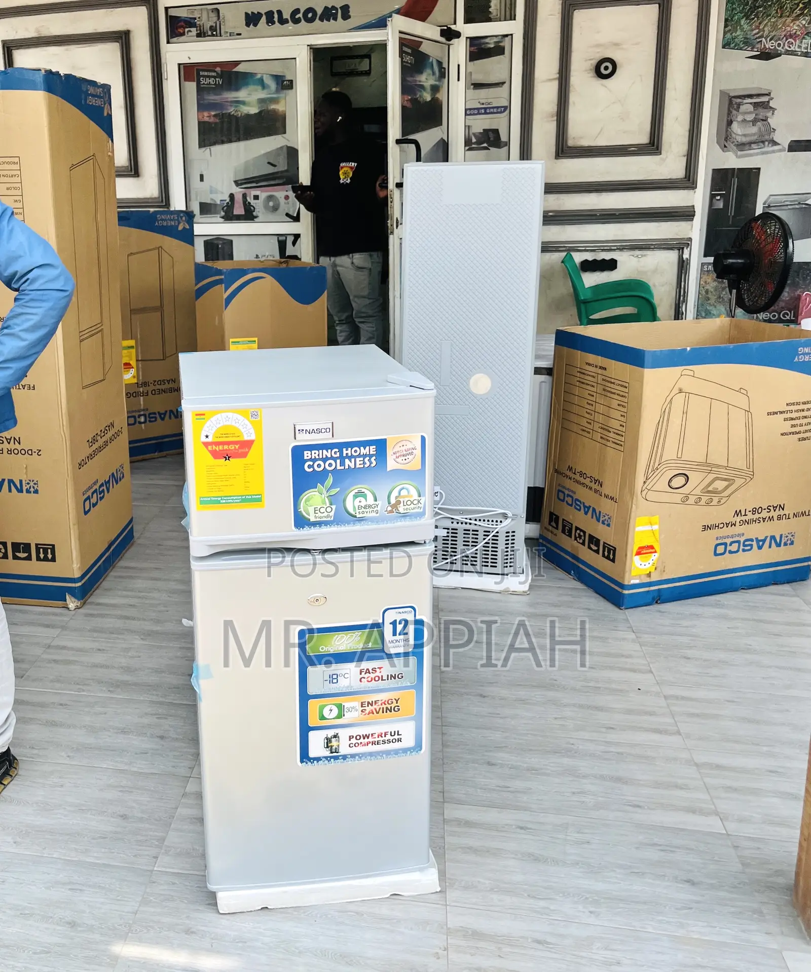 Most Classic Nasco Nasf2-12s Double Door Refrigerator 