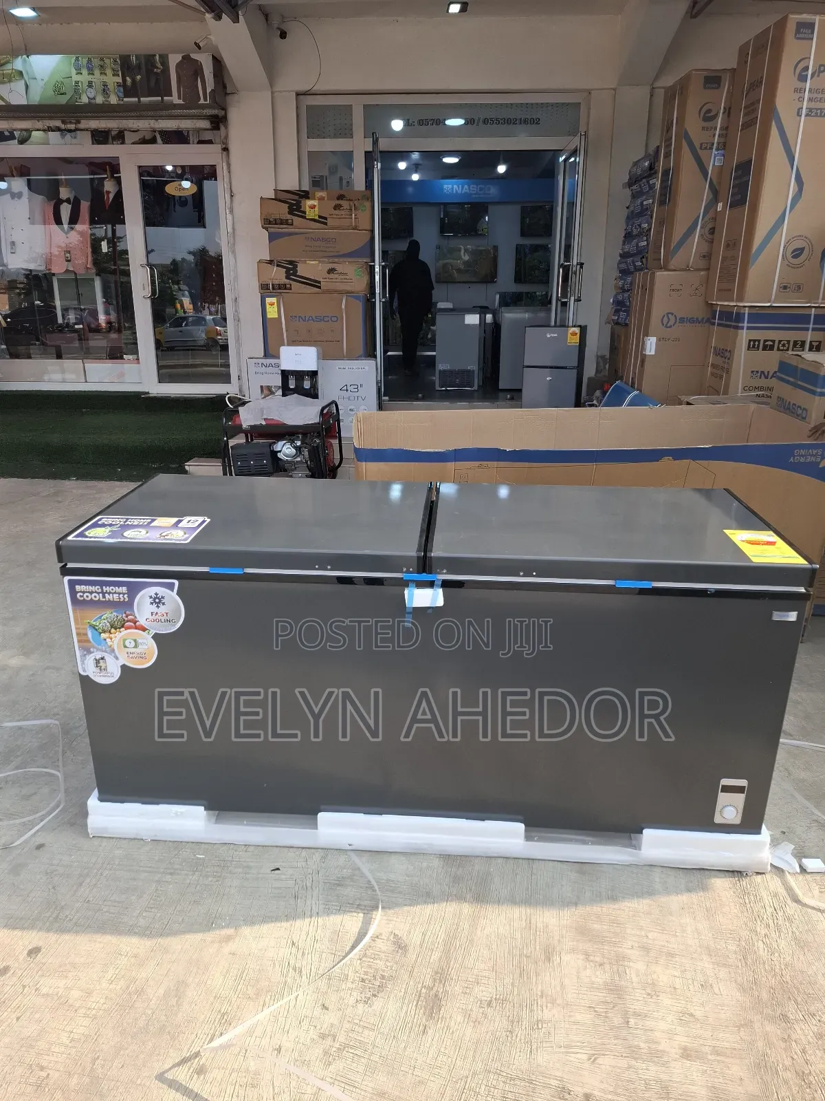 Lock Security Nasco Chest Freezer 600 Litres For Sale