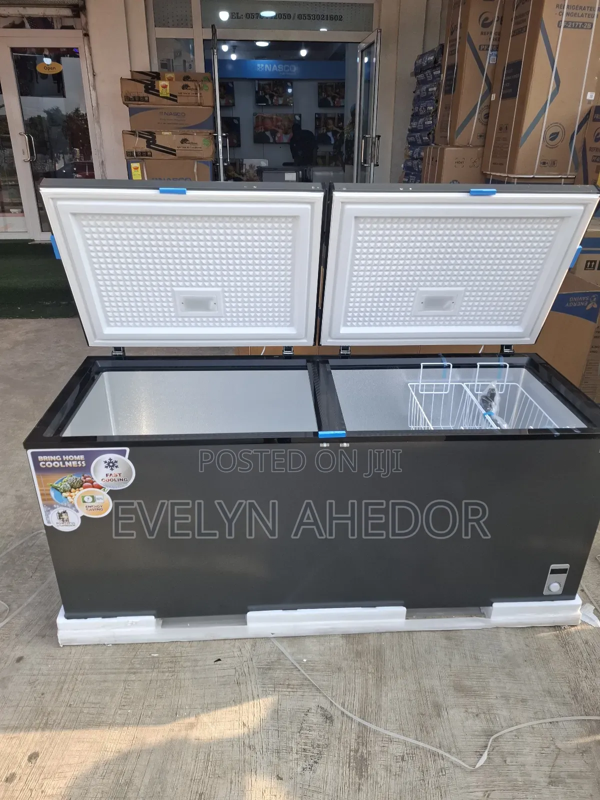 Lock Security Nasco Chest Freezer 600 Litres For Sale