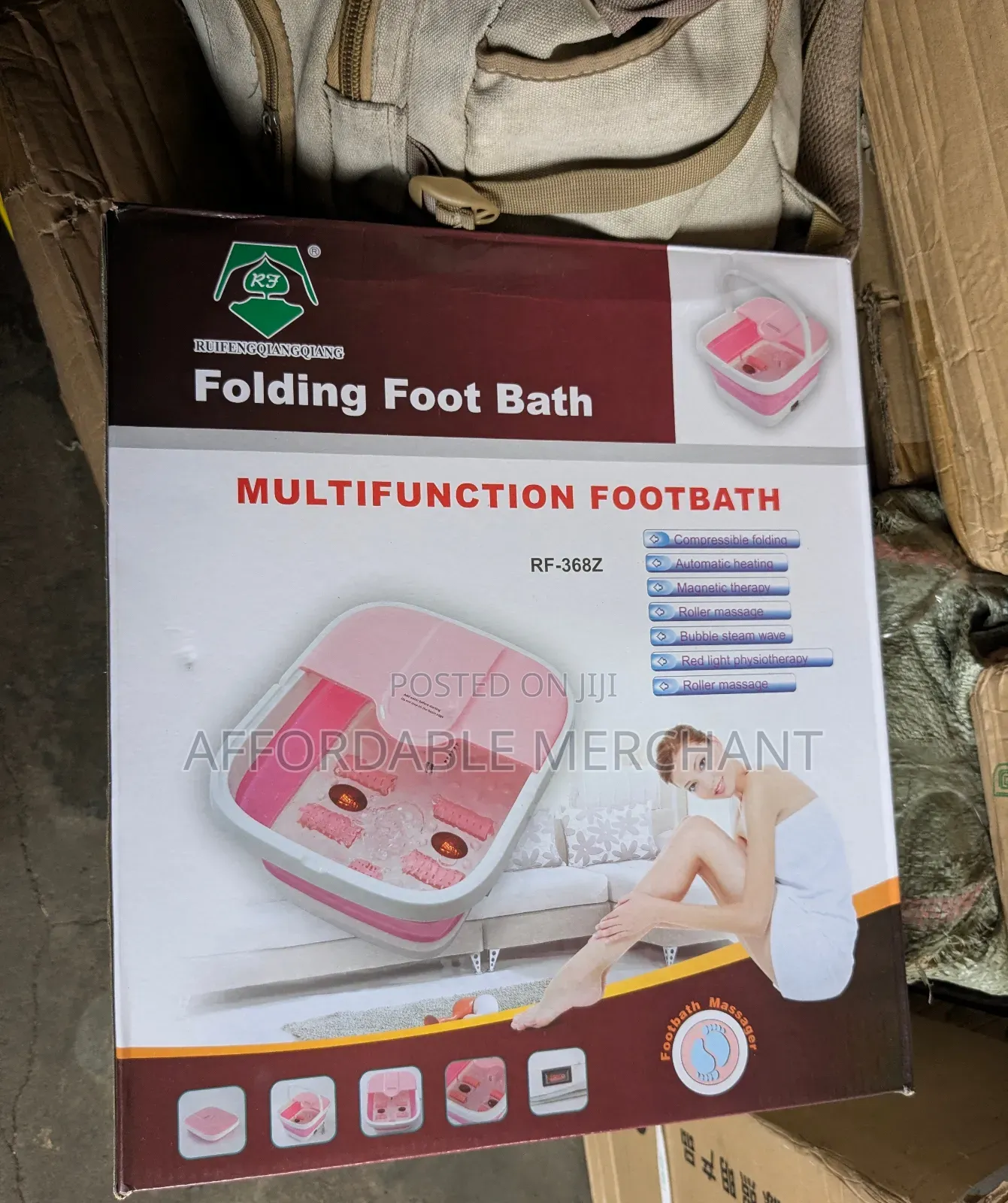 Foot Spa Bath Massager Automatic Heating Vibration