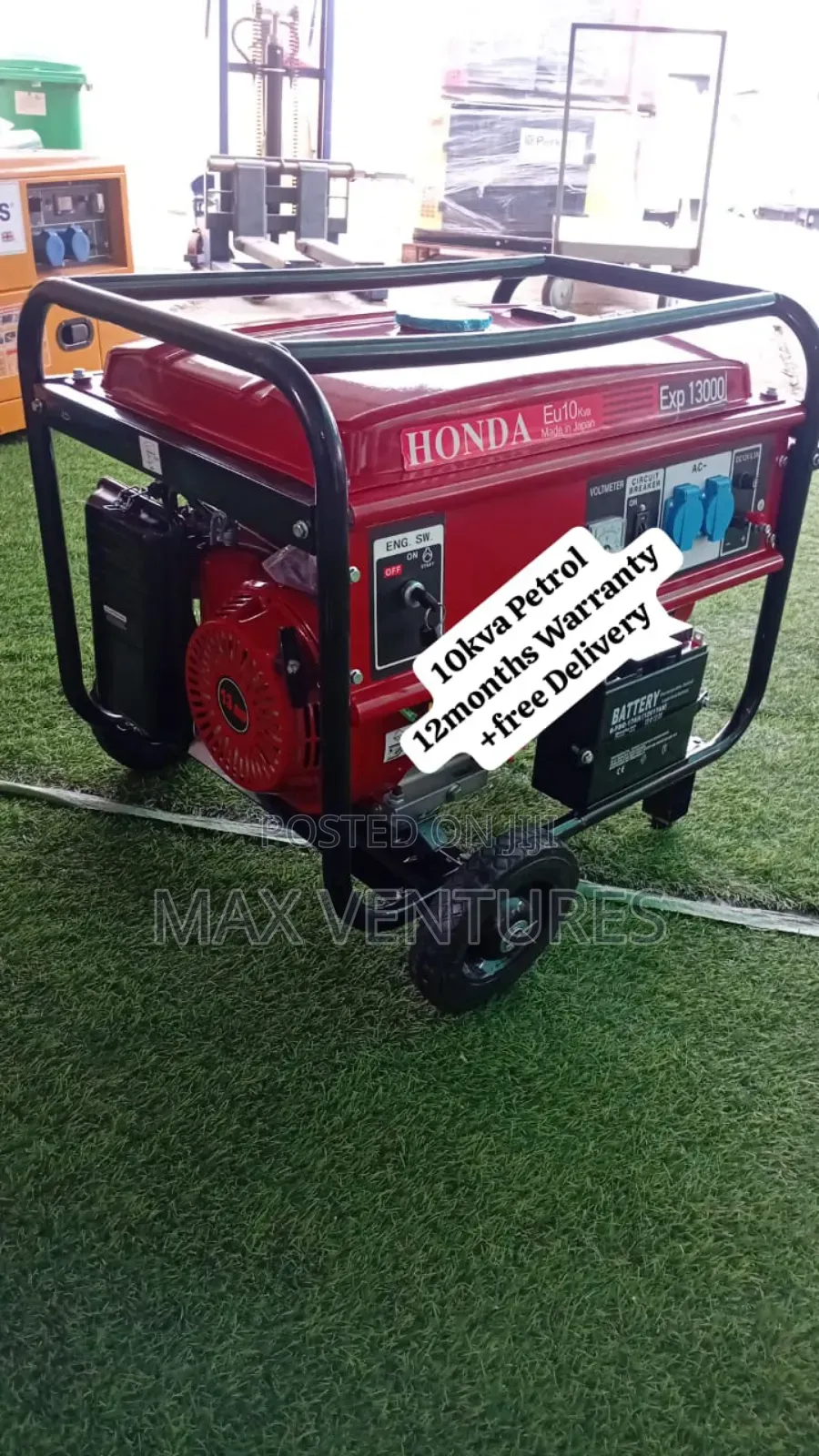 Energy Backup Honda 13000watts Petrol Powered Genset Power