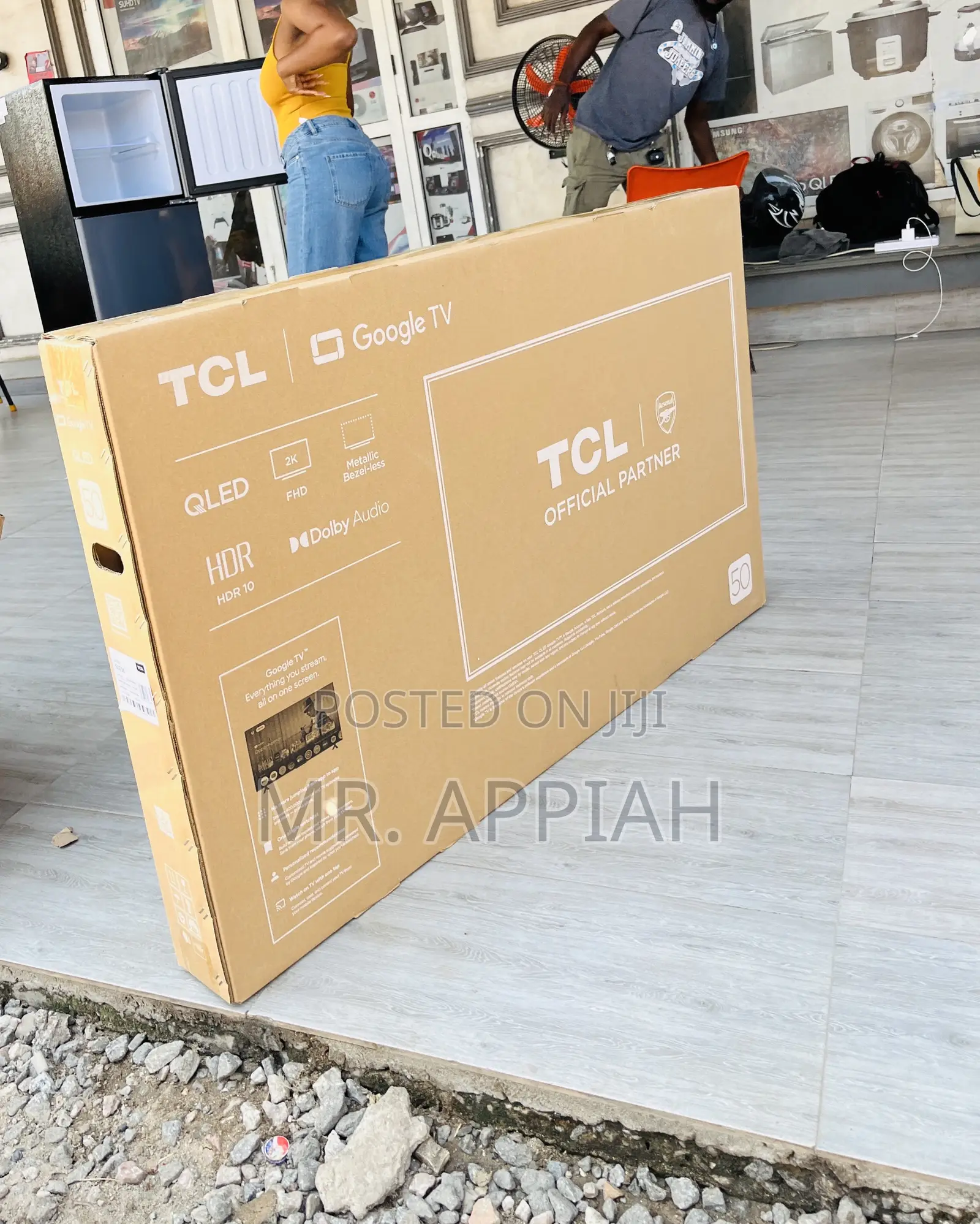 Awesome TCL 50c645 50 Inch Qled Smart Screen Tv(Black).