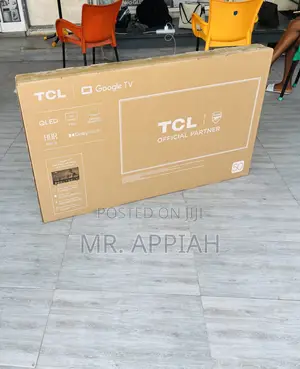 Newly Made TCL 50c645 50 Qled Smart Screen Tv(Black) 