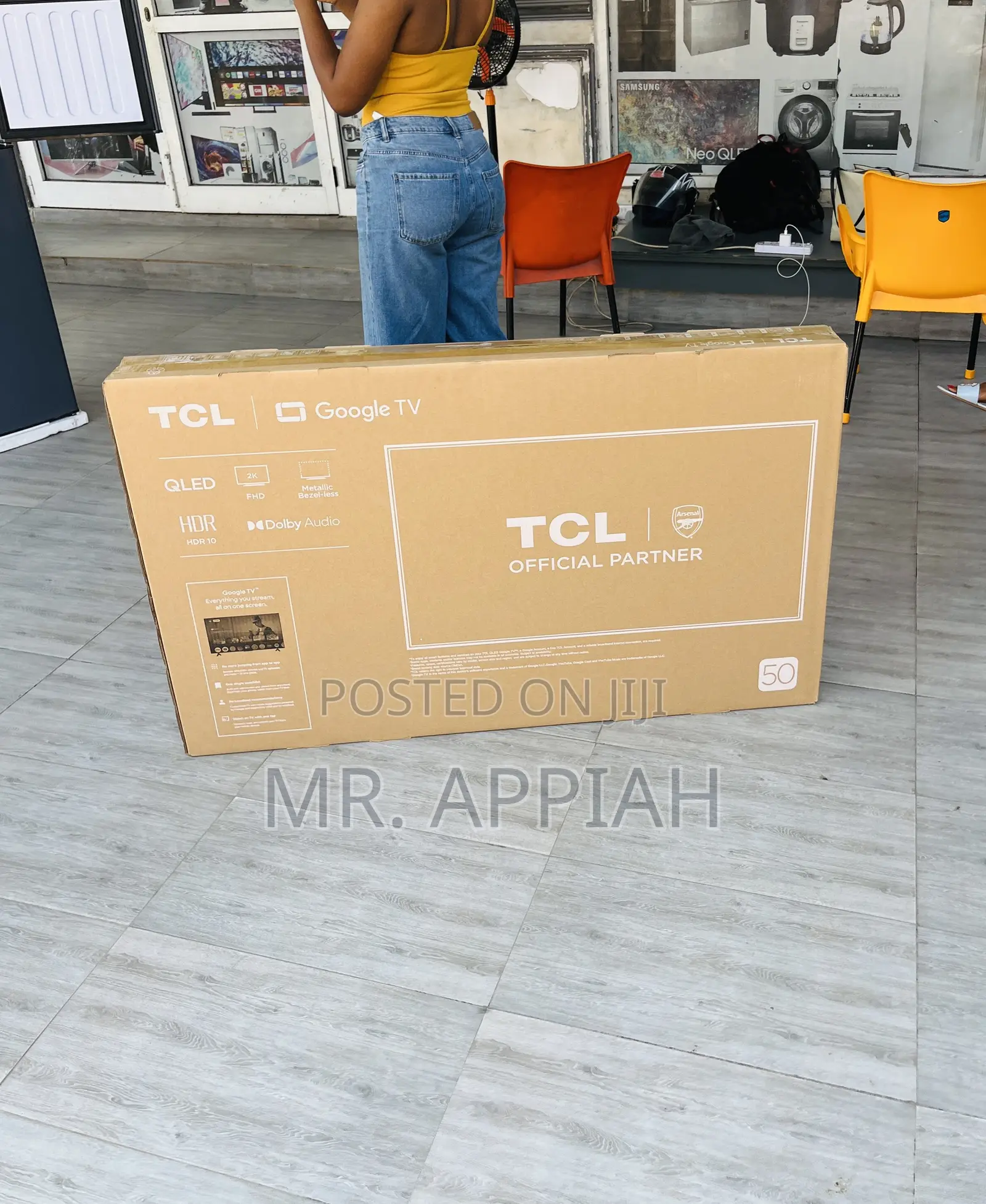 Most Classic TCL 50c645 50 Qled Smart Tv(Black) 