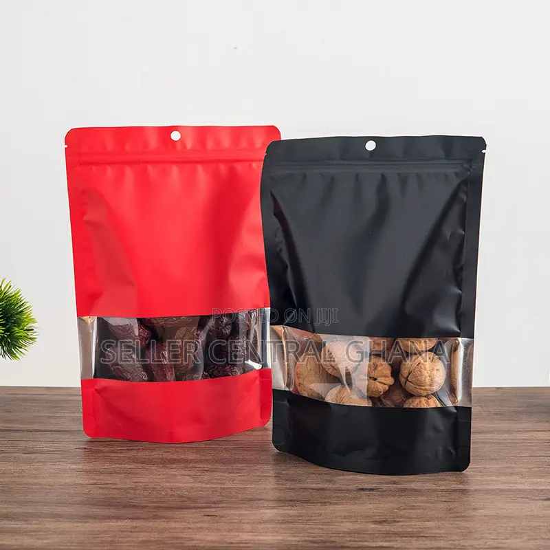 Plastic Window Pouches- Multiple Sizes Available