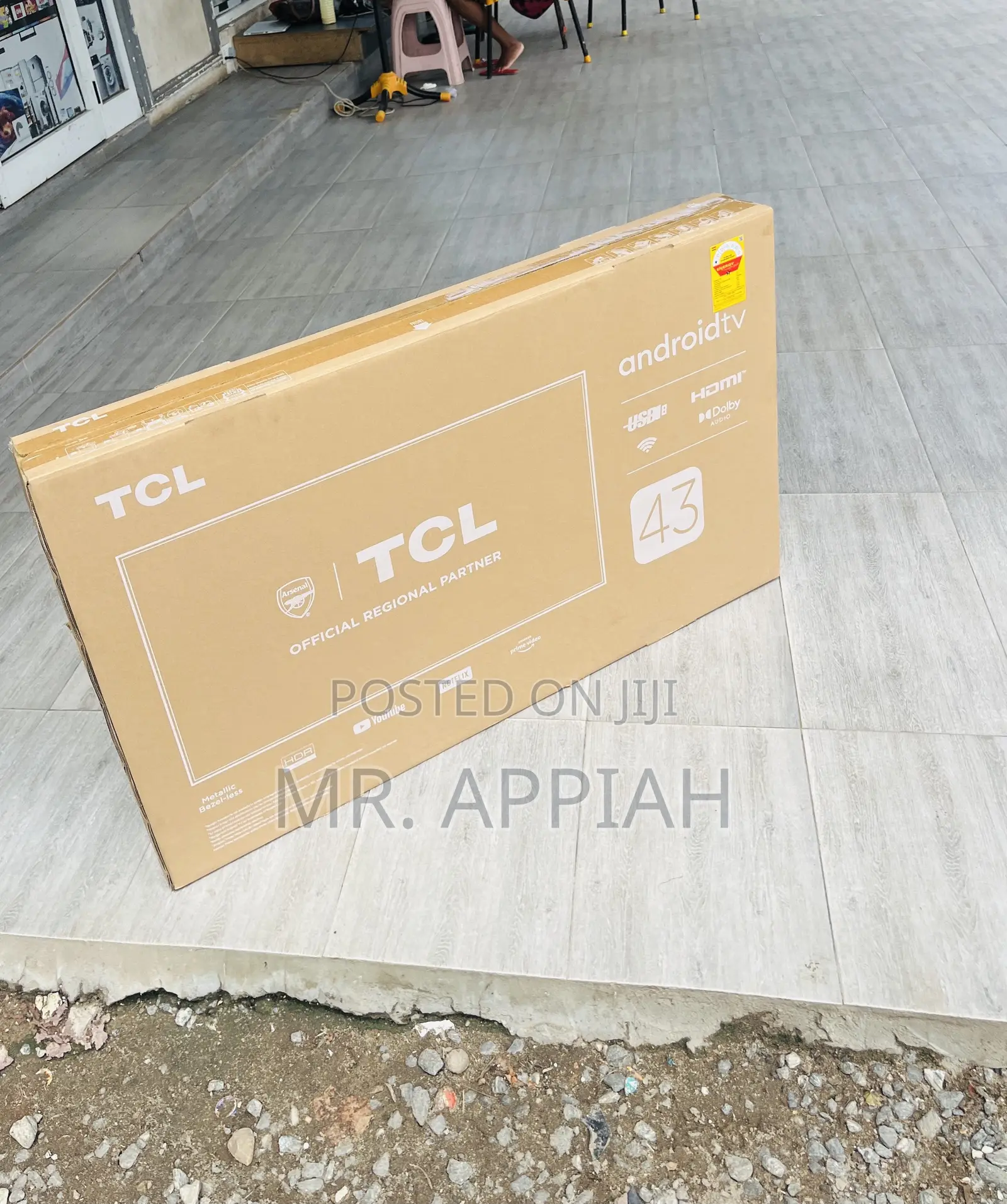 Awesome TCL 43 Inch Full Hd Smart Screen Tv(Black) 