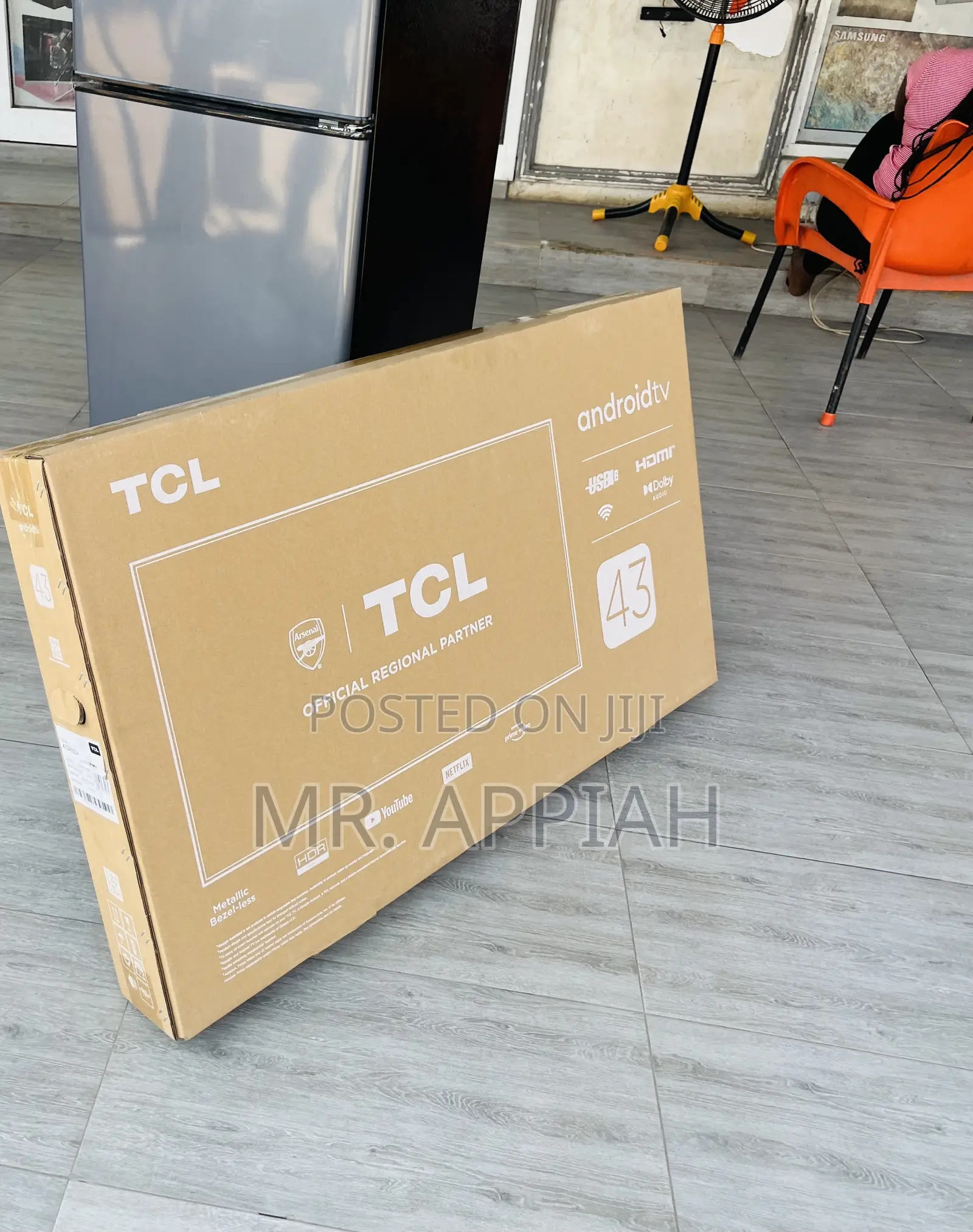 43 Inch HDR Smart Screen TCL Television(Black) 