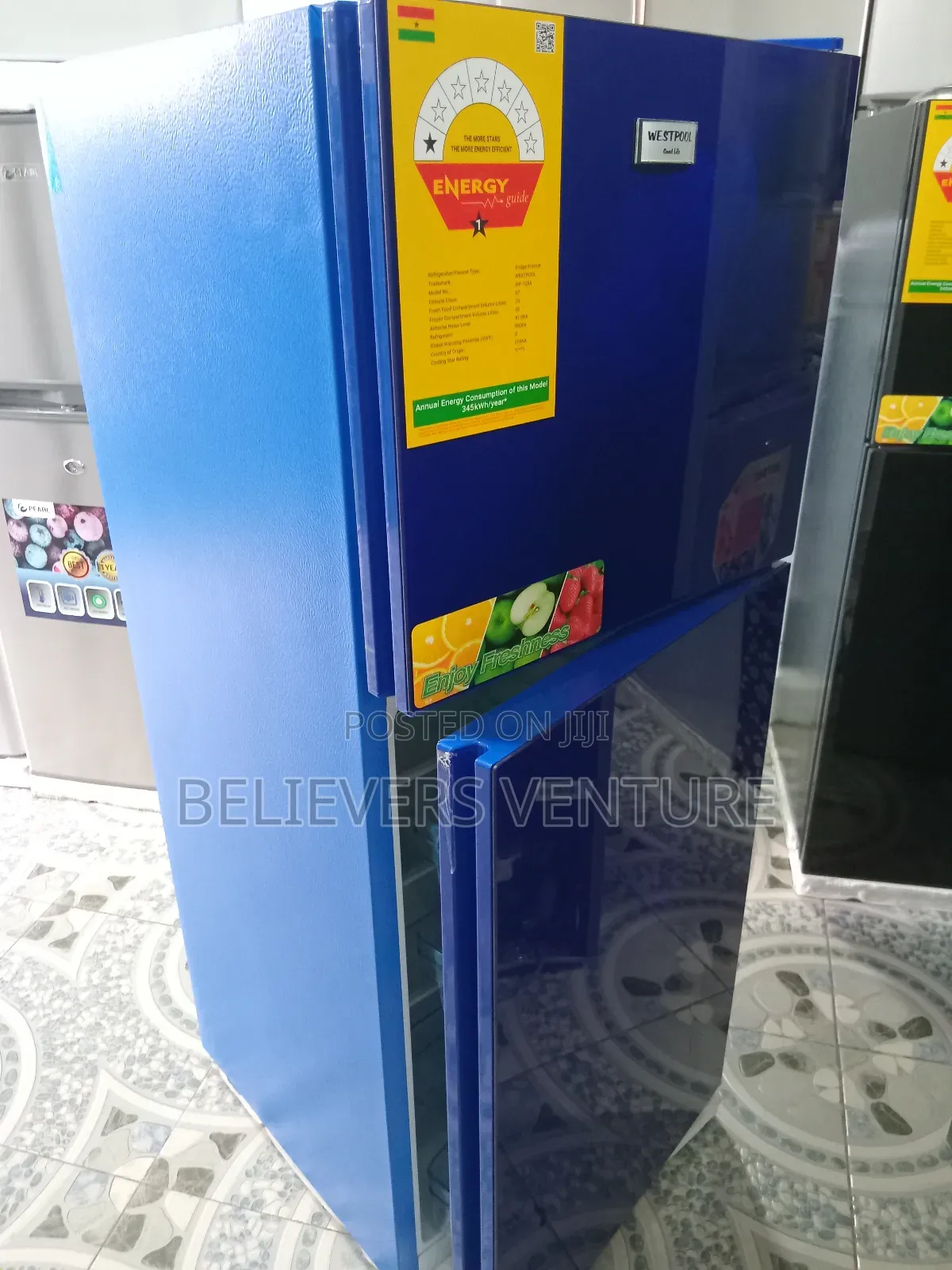 Eco Friendly Blue Westpool Fridge Wp-128 Freezer Westpool