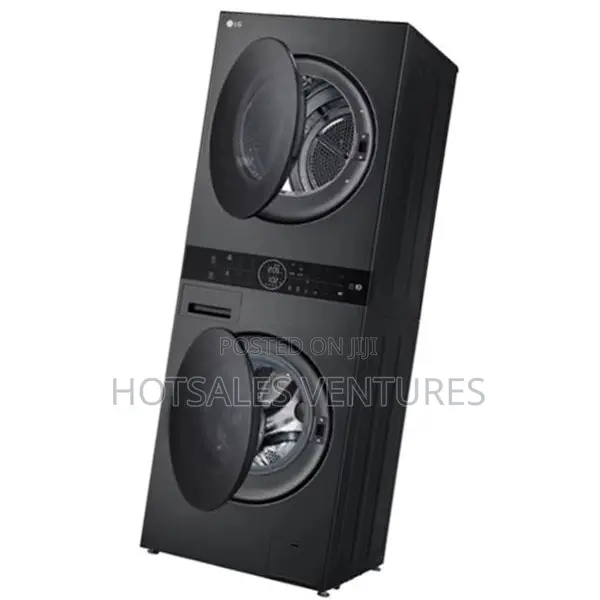 Real Lg 13/10kg Ai Wash Tower With Centre Control Wt1310yj
