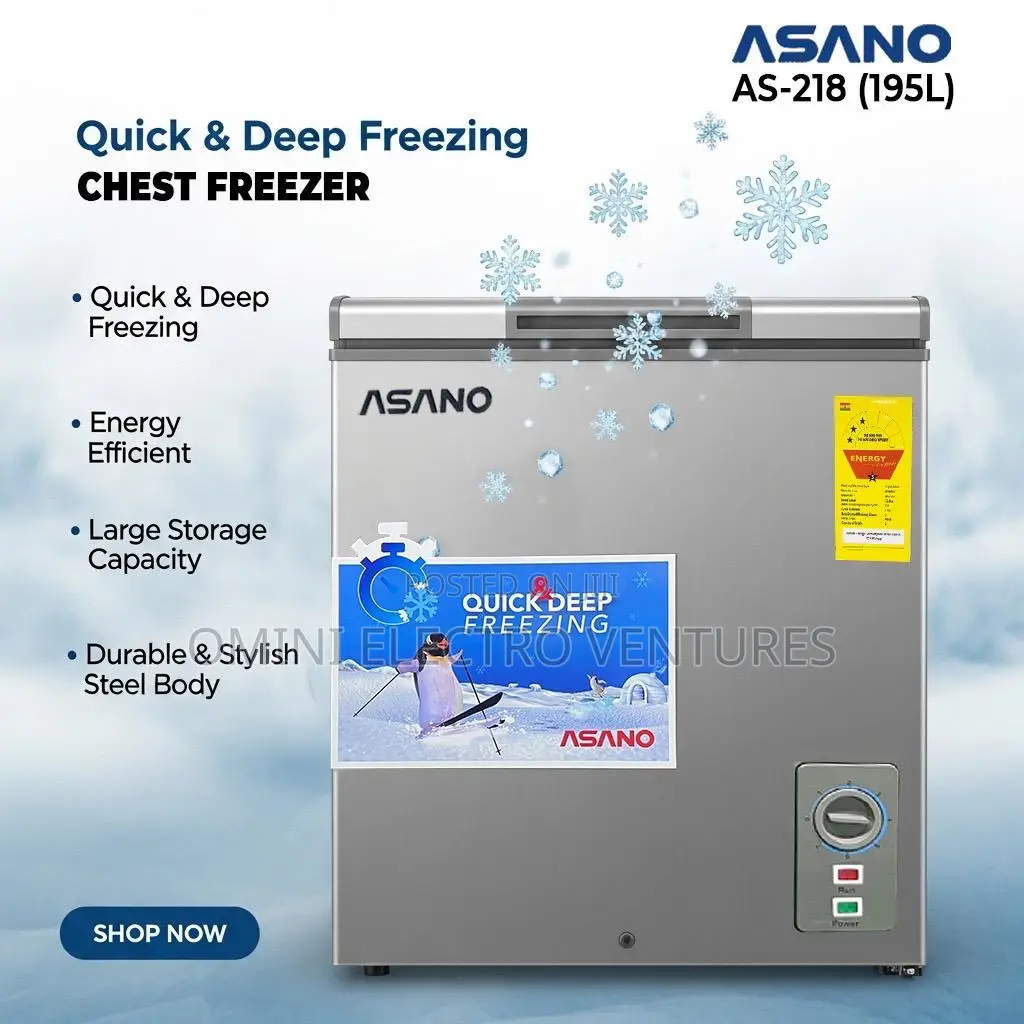 Brand New 195 Liters Chest Freezer