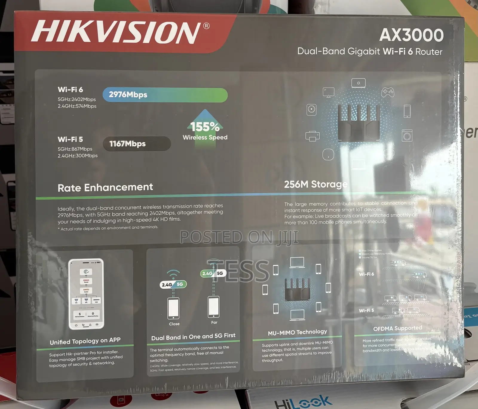 Hikvision Wr30x-v Ax3000 Dual Band Gigabit Wi-Fi Router
