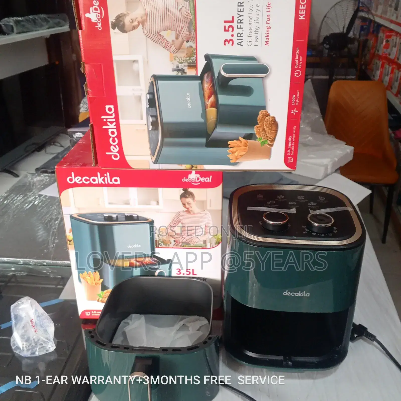 Gleeful Decakila 3.5l Decakila Air Fryer