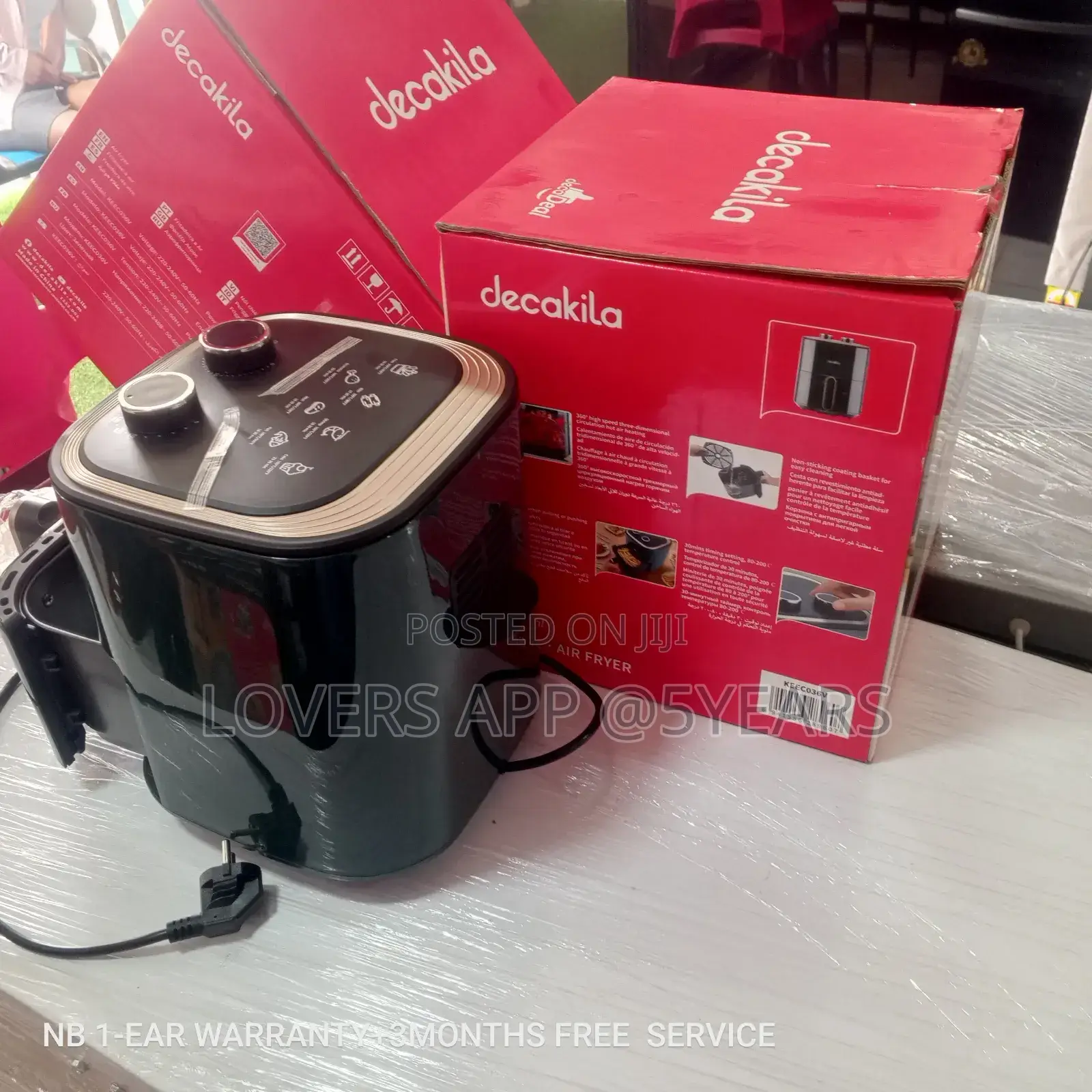 Energy Saving Decakila 3.5l Decakila Air Fryer