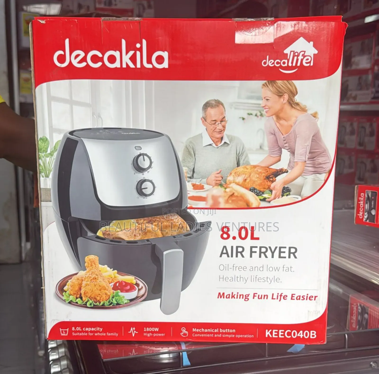 Original Decakilla 8.0l Air Fryer Decakila 8.0l Air Fryer