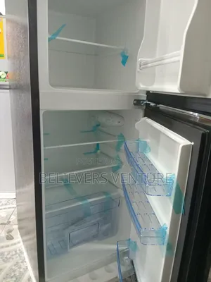 Energetic Double Door Top Freezer Westpool Black Fridge