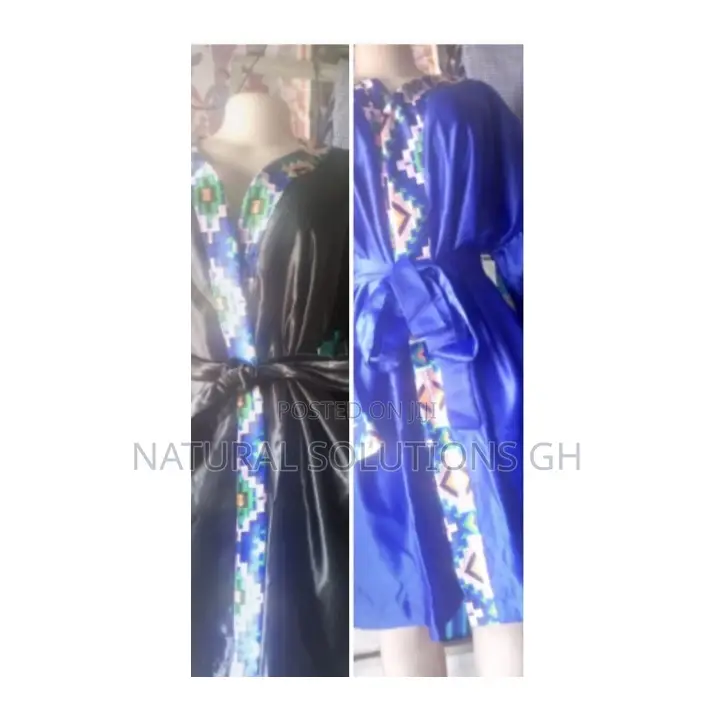 Silky Satin Robe Handmade in Ghana