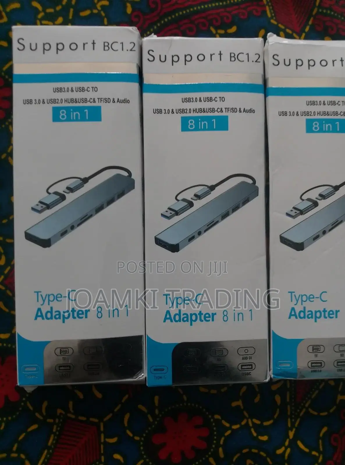8 In 2 Usb Type C Hub For Laptop, Phones, Tablets, Pc.