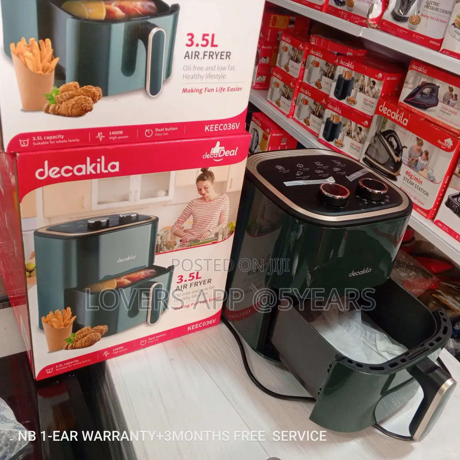 Devise Decakila 3.5l Decakila Air Fryer