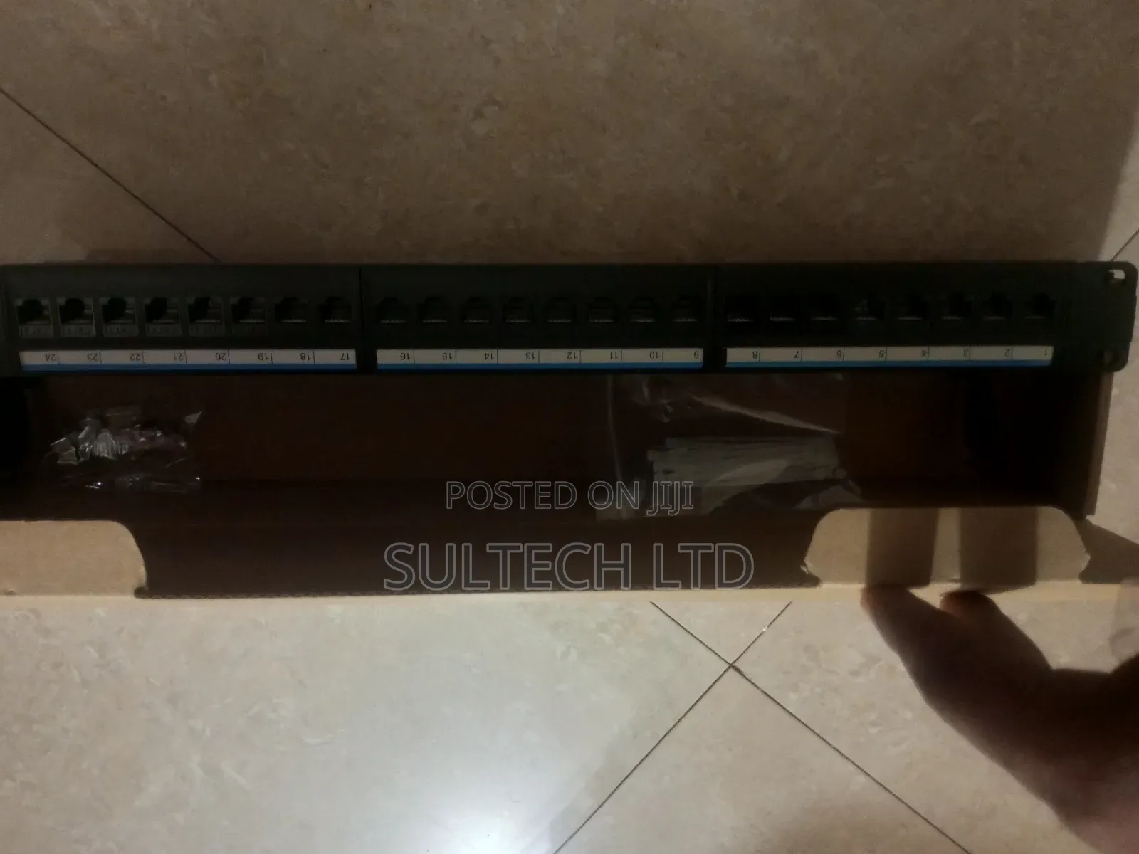 24port Rj45 To Rj45 Patch Panel