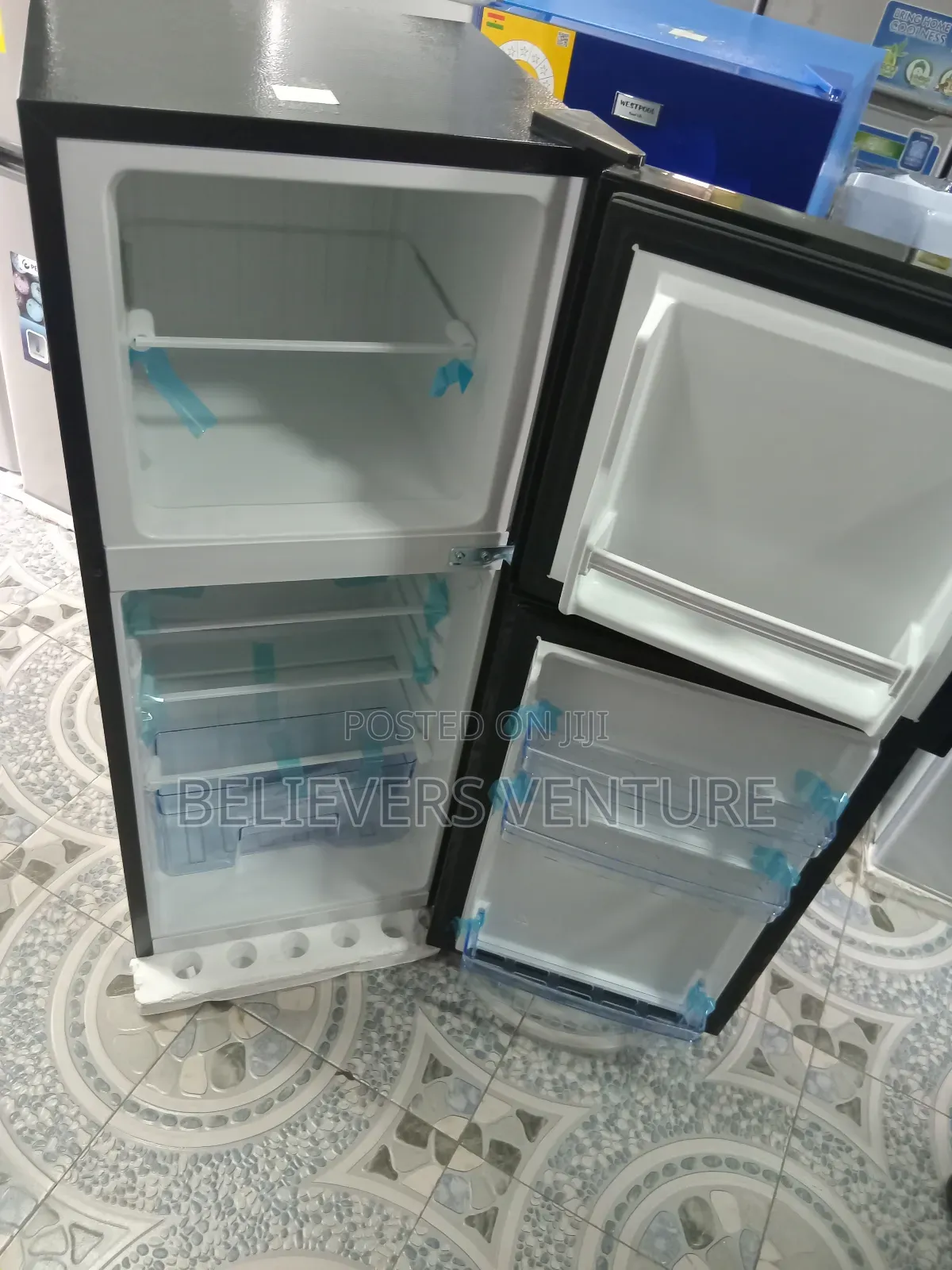 Well Functional Black Color Westpool Fridge Westpool Freezer
