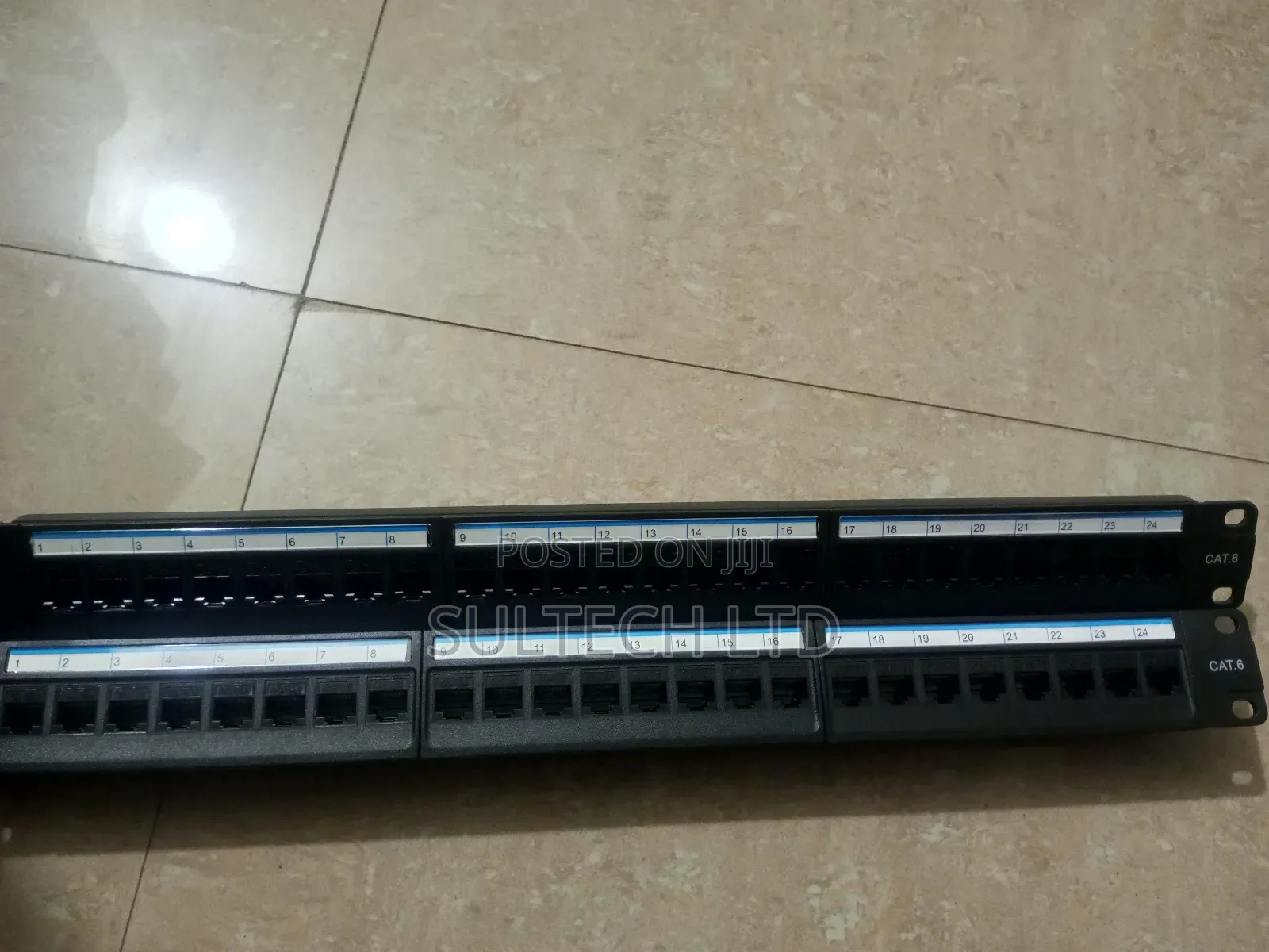 24port Rj45 To Rj45 Patch Panel