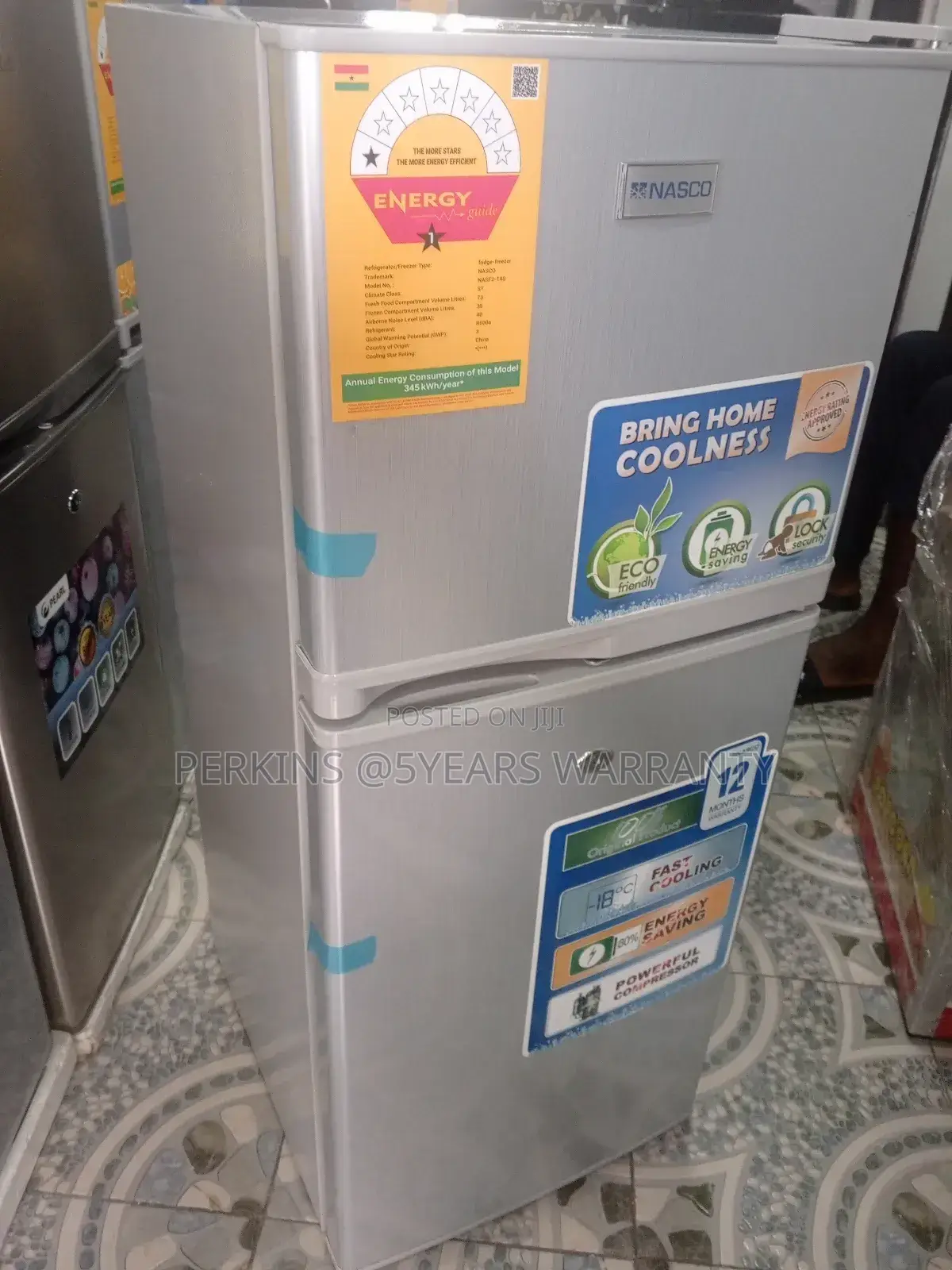 Nimble Nasf2-14s Nasco Energetic Fridge Freezer 108l Set