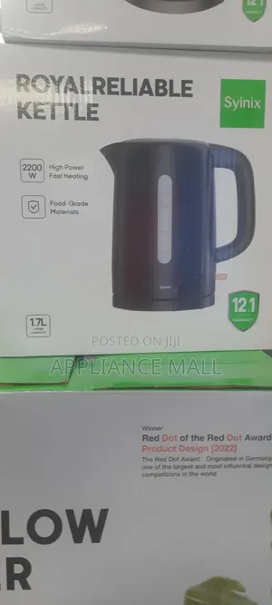 Syinix Kettle 1.7l (Black)