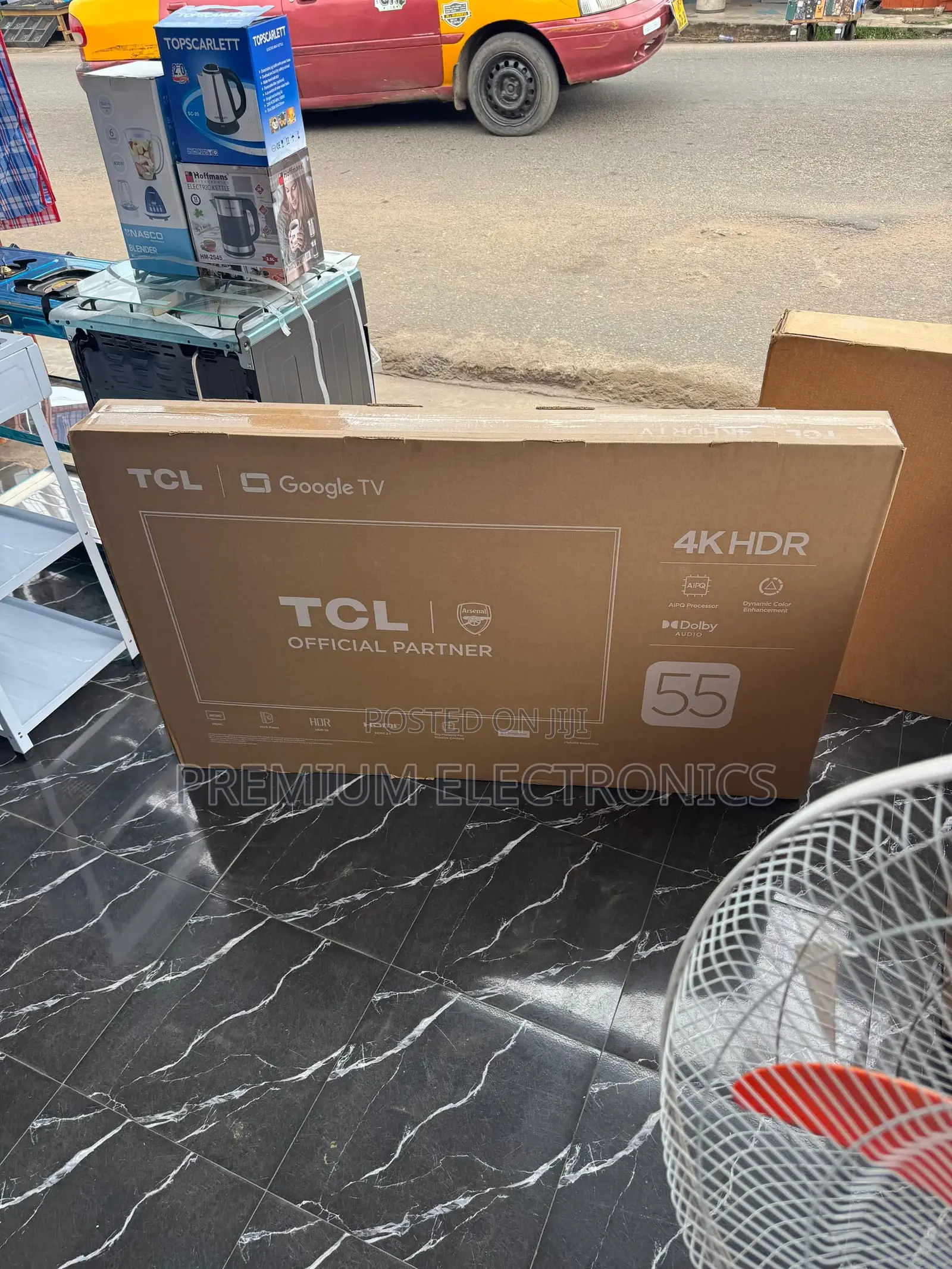 TCL Bezel-Less Design, 55" Google Tv, Hdr10