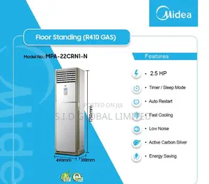 Midea Floor Stadig 2.5hp Air Nas Conditioer