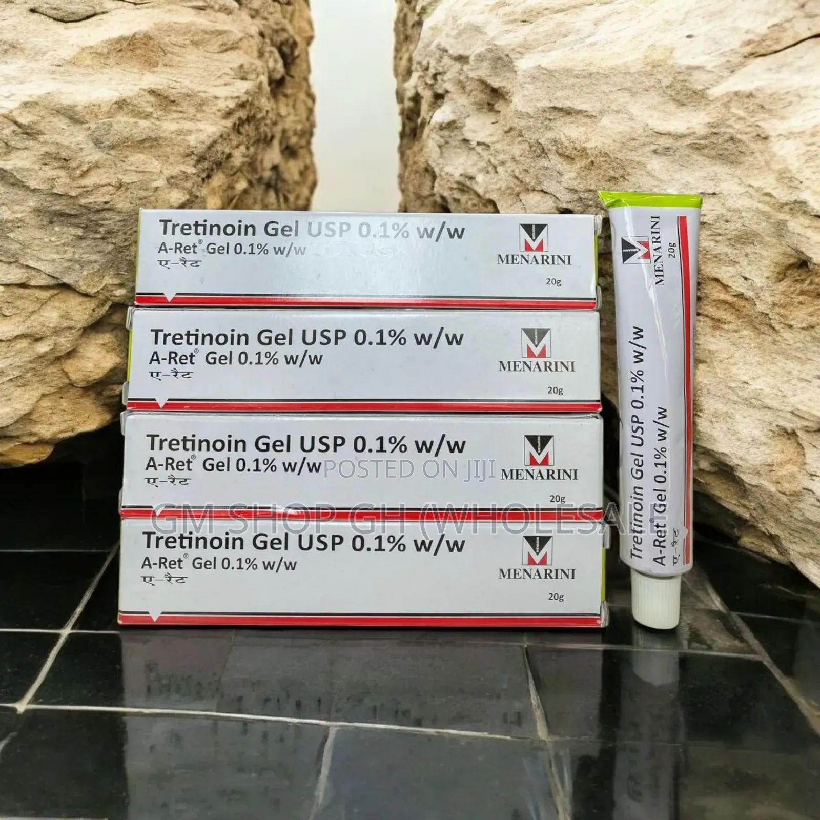 Original Tretinoin Gel Usp 0.1%, 0.025% (From India) Gm622