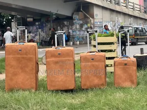 Marrent Genuine Leather 4in1 Trolling Travelling Luggage