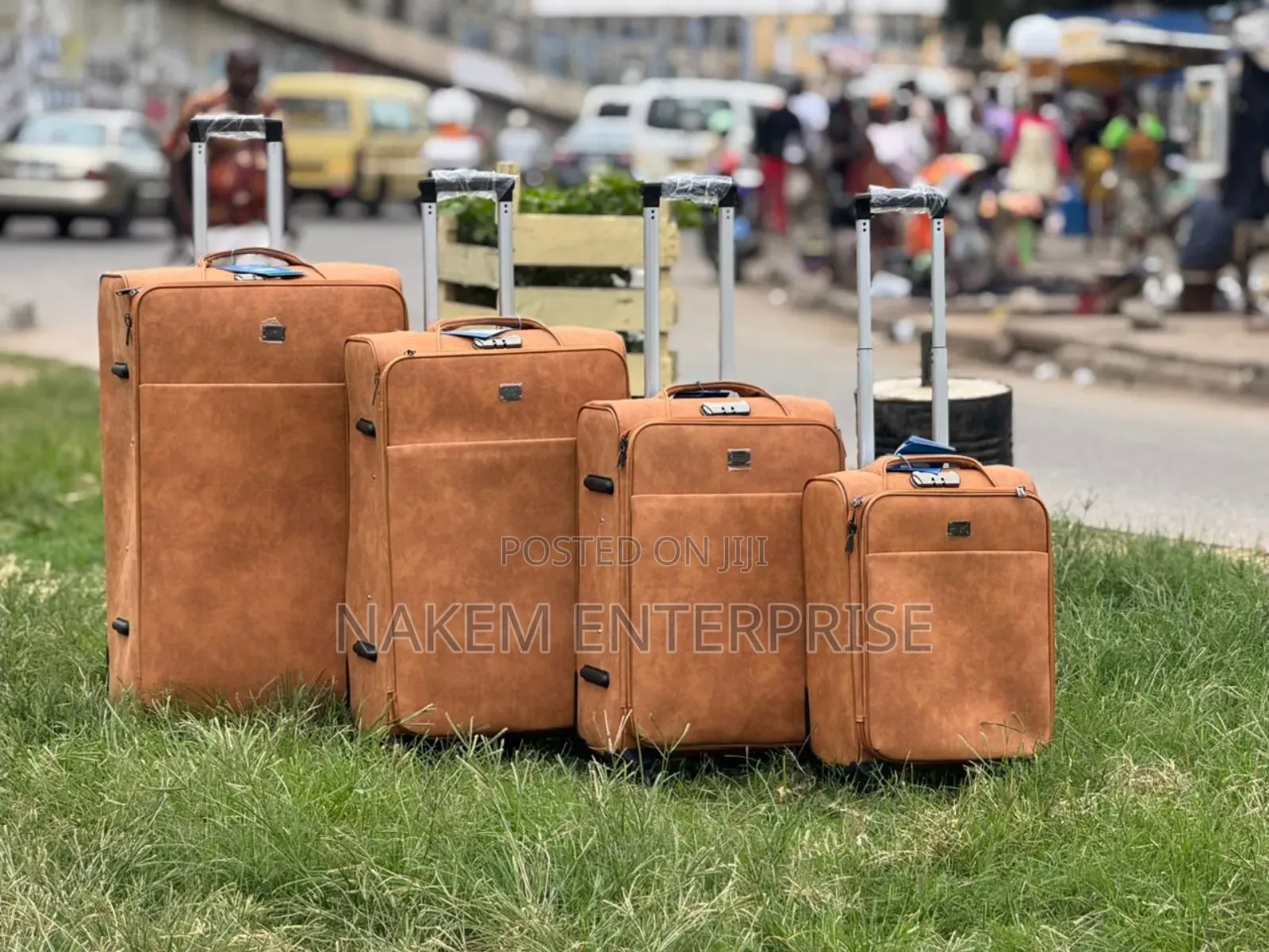 Marrent Genuine Leather 4in1 Trolling Travelling Luggage