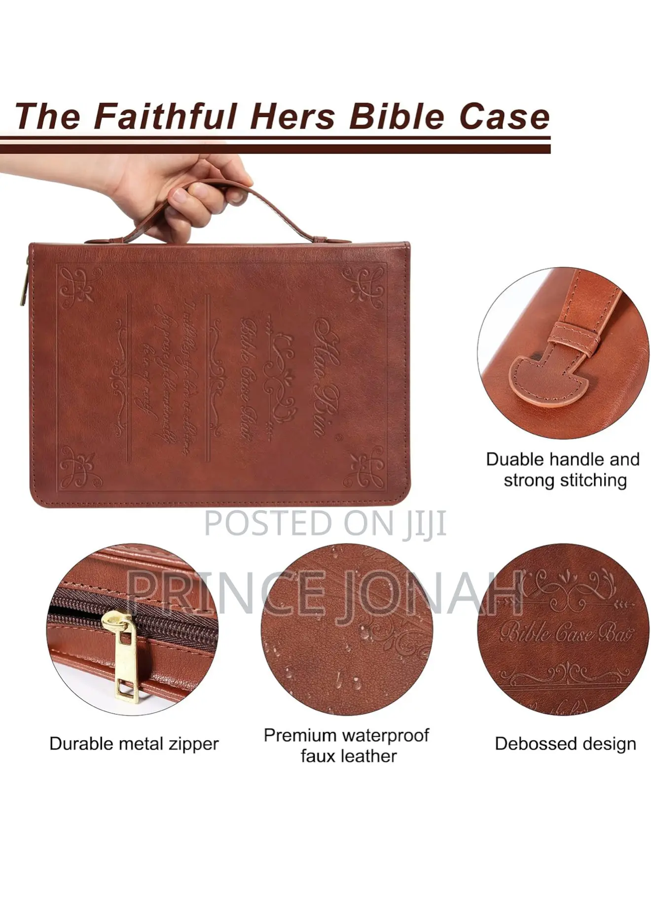 Haobin Classic Bible Cover, Large Bible Book Cover
