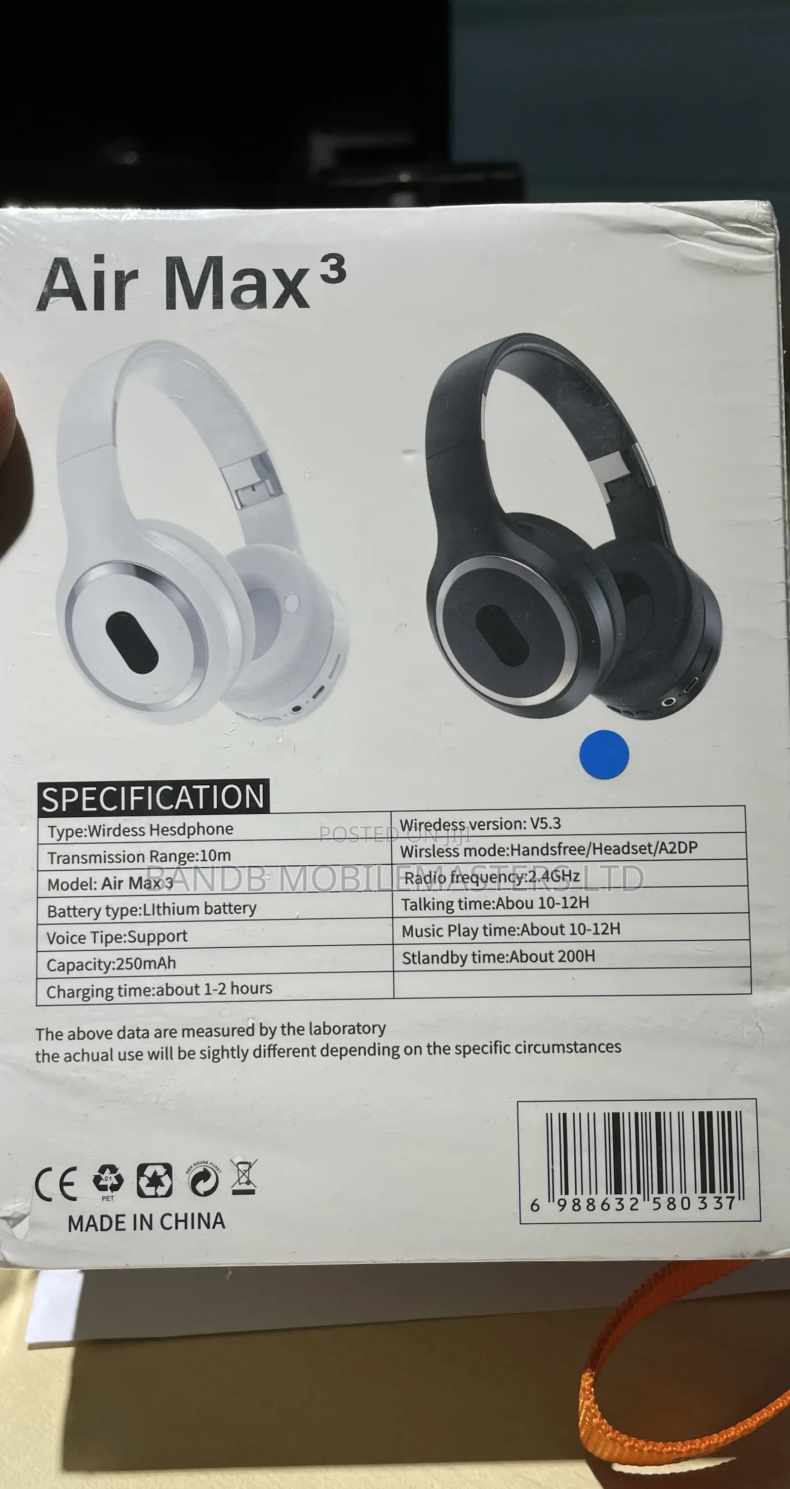 Headset Airmax3