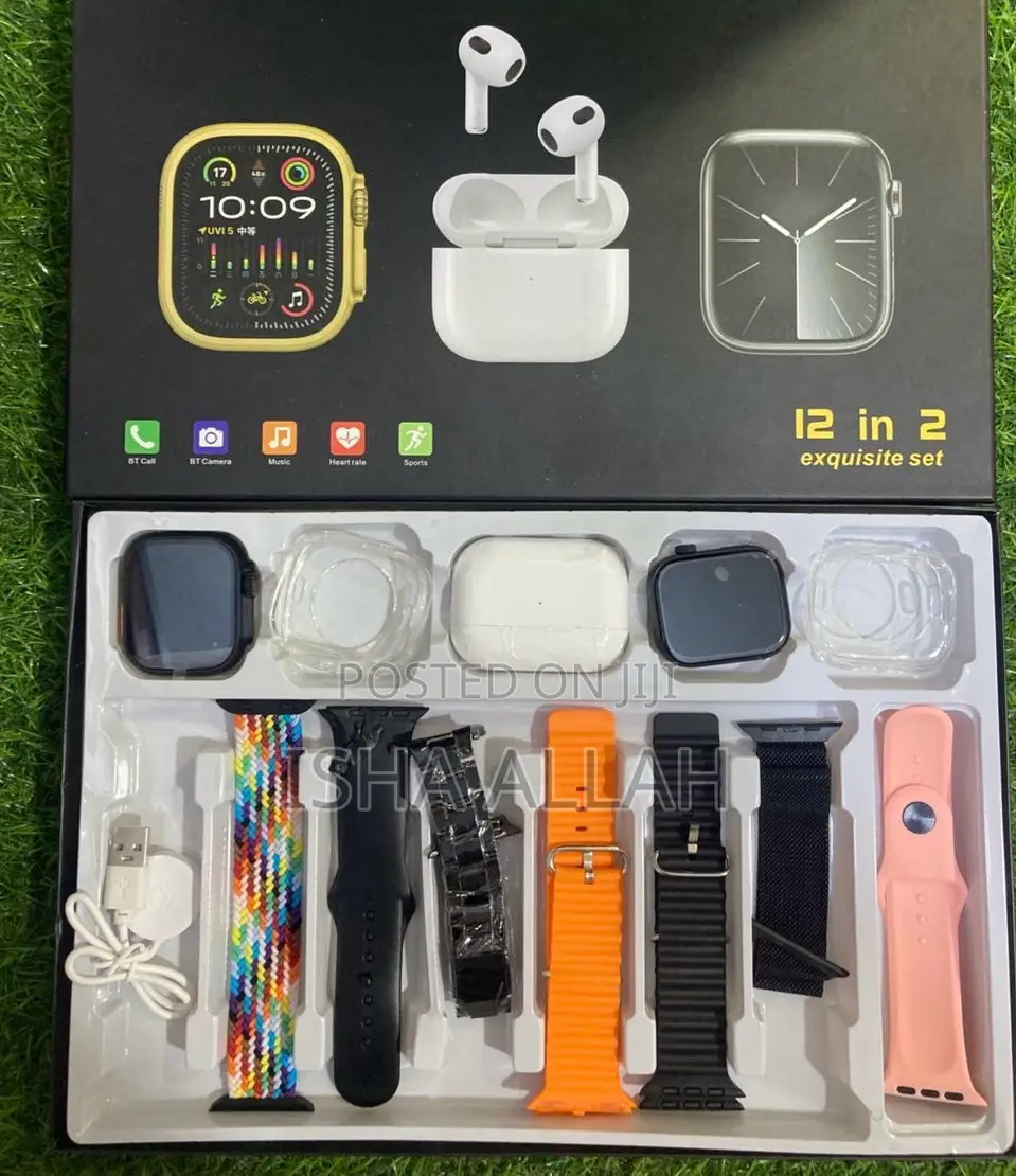 2 Ultra Smartwatch With Pod And 7straps